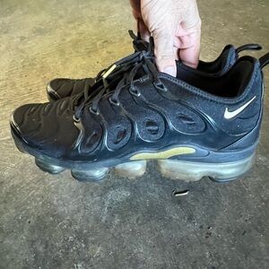 Nike Black and Gold Air Max Sneakers